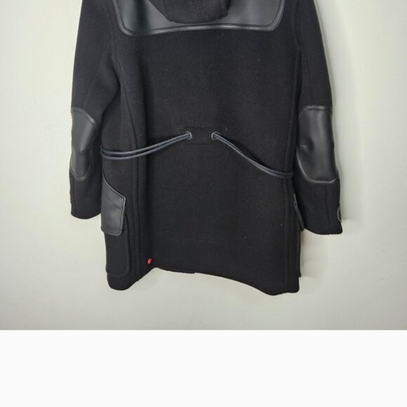 Hunter Wool Belted Duffle Coat Women's Sz S Black - Picture 10 of 15